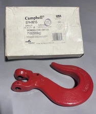 Campbell 574-0615 Quik-Alloy Sling Hook For Use With 3/8" System 8 Alloy Chain