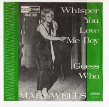 Mary WELLS * Whisper * MOTOWN NORTHERN SOUL * 1964 HOLLAND 45 * Listen!