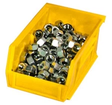 Durham PB30220-21, Plastic Hook on Bin, 4"x7"x3", Yellow (pack of 24)