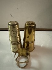 early Vintage Henri Selmer Paris Saxophone Mouthpiece 2 Cap and Ligature