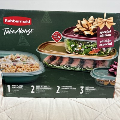 Rubbermaid Takelongs 16-Piece Food Storage and Party Platter Set