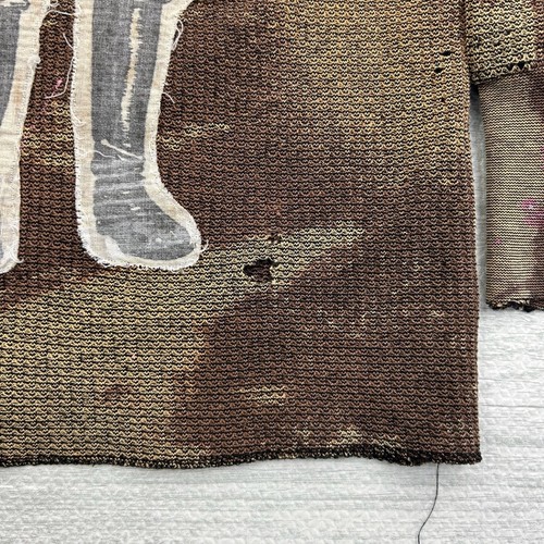 Vintage Thermal Shirt Adult Small Brown Bleach Dye Military Man Han Solo Grunge - Picture 7 of 10