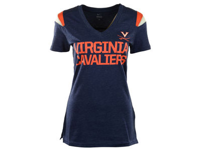 Virginia Cavaliers Women's Nike NCAA Fan Logo V-Neck T-Shirt NWT
