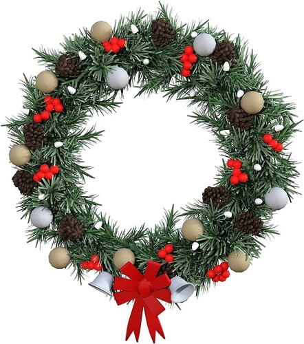 20 Pieces Large Hanging Round Wreaths 12Inch Cardboard Wreath Rings for DIY New - Picture 4 of 6