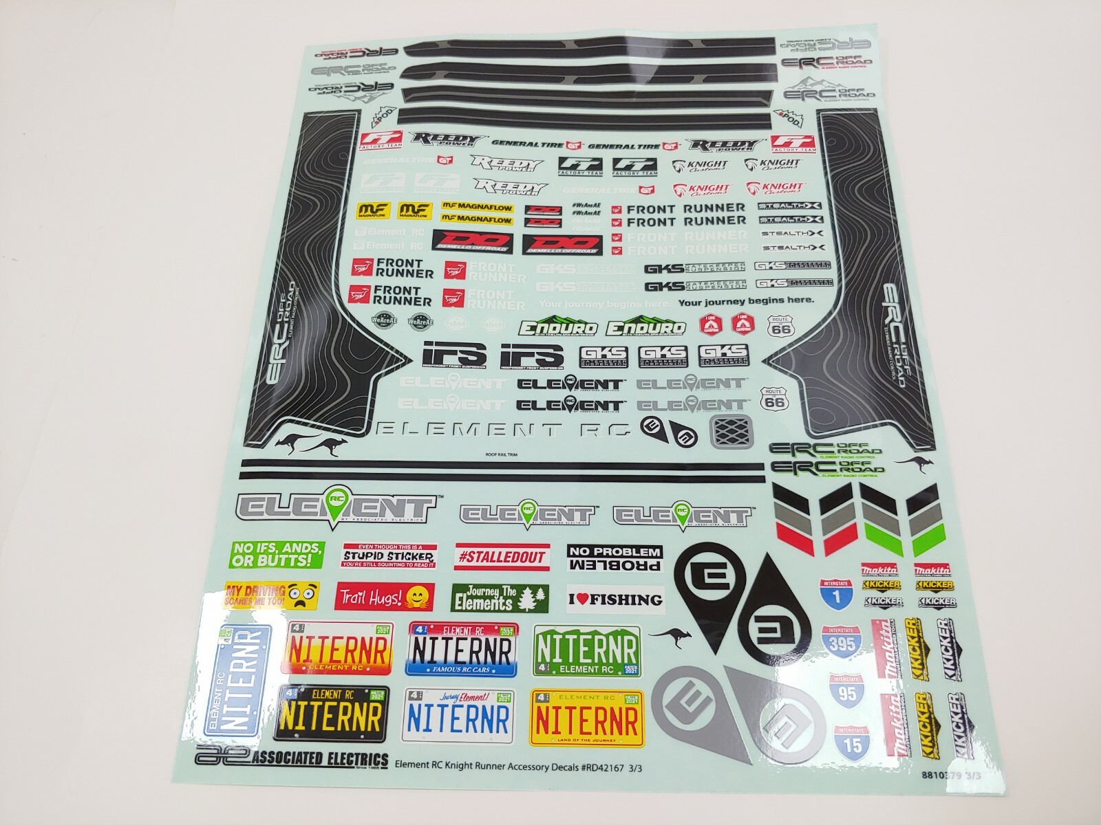 NEW Element RC Enduro Knightrunner 4x4 Pickup Truck Body w/ Decals