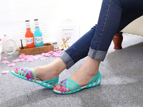 soft jelly sandals
