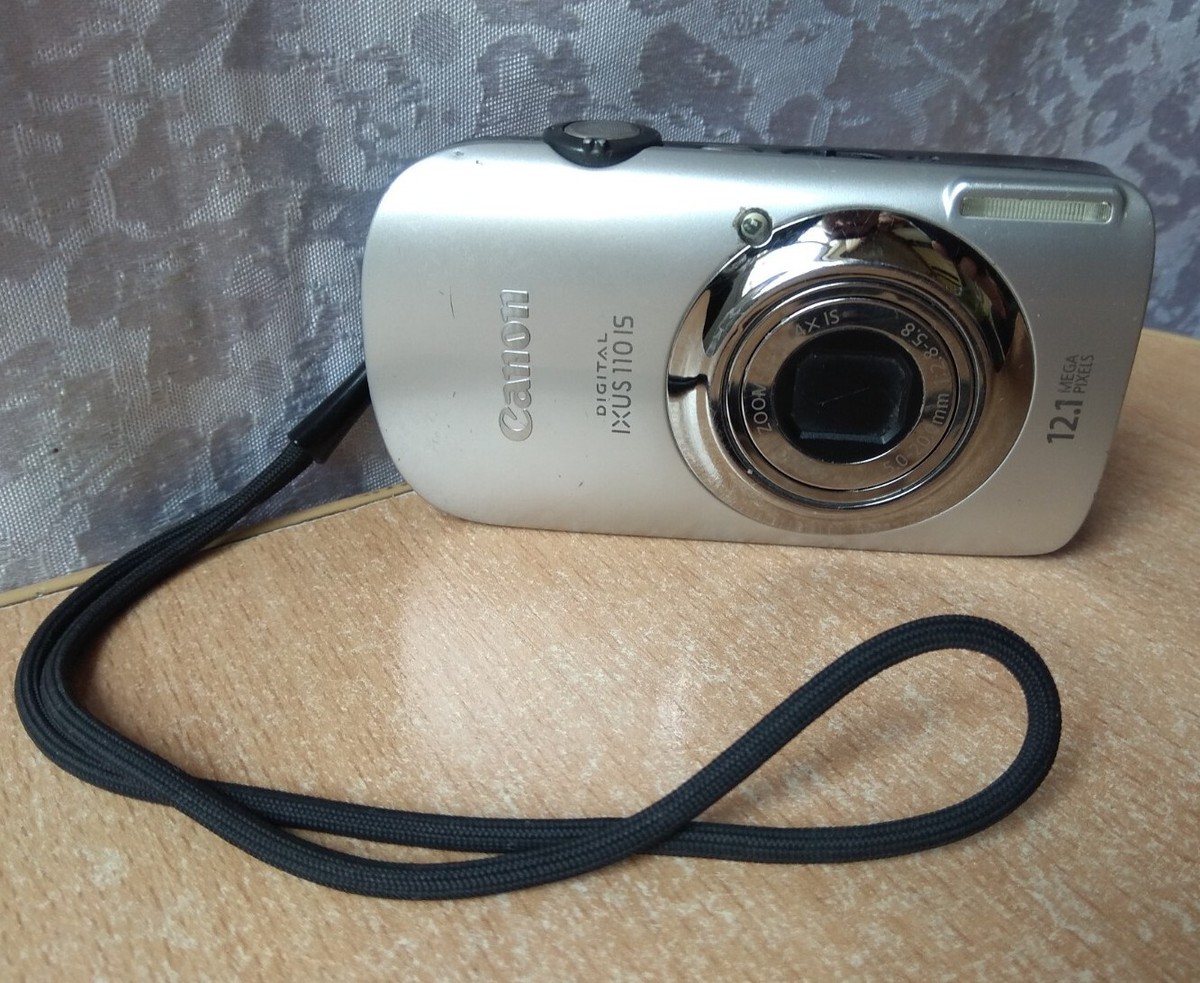 RARE Vintage Canon Digital IXUS 110 IS Camera 12.1 megapixel RARE Vintage Canon Digital IXUS 110 IS Camera 12.1 megapixel