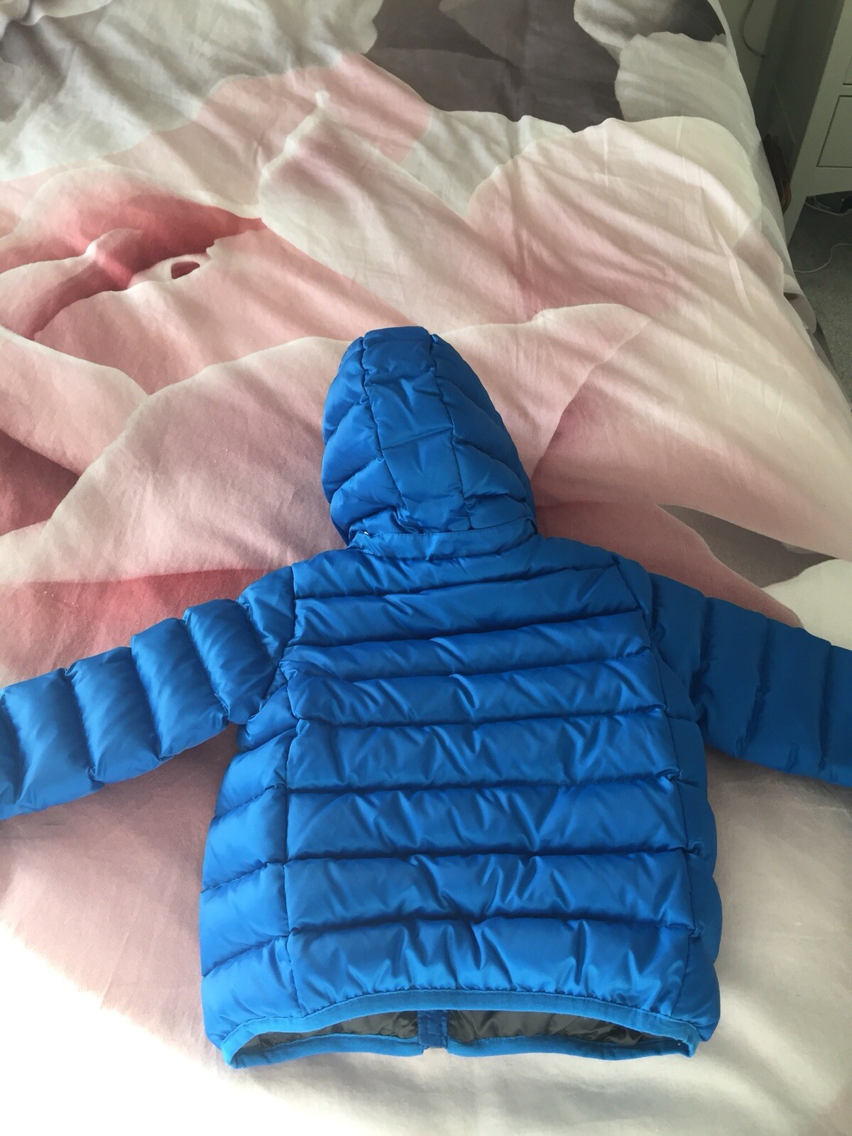 Baby Boys Genuine Designer Armani Blue Down Jacket 9-12 Months image 5
