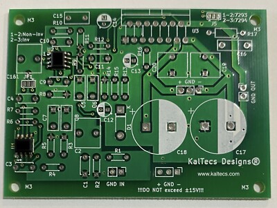 60W Ultra Low Distortion TDA7294 Composite Amplifier Kit Single Channel PCB only
