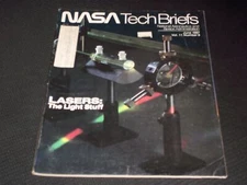 1987 JUNE NASA TECH BRIEFS MAGAZINE - LASERS COVER - L 17945