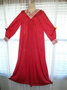 long silky red dress