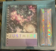 Hype Justhype Ring Bound A5 quaderno e astuccio portamatite set regalo fisso in scatola