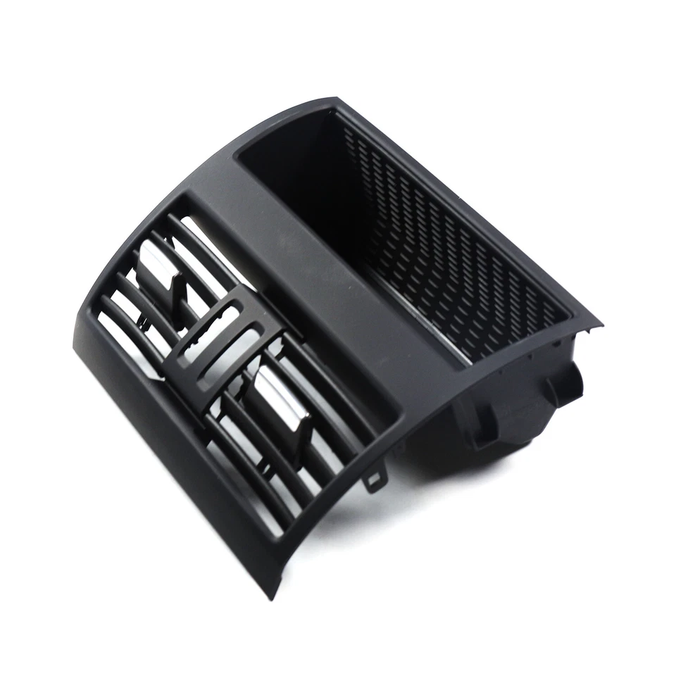 Rear Center Dash AC Heater Air Vent Black & Chrome for BMW F10 528i 528i xDrive Foto 2 de 4