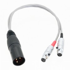 Large XLR 3Pin to L R Dual small Mini XLR TA3F 8  L-2B2AT Insert Splitter Cable