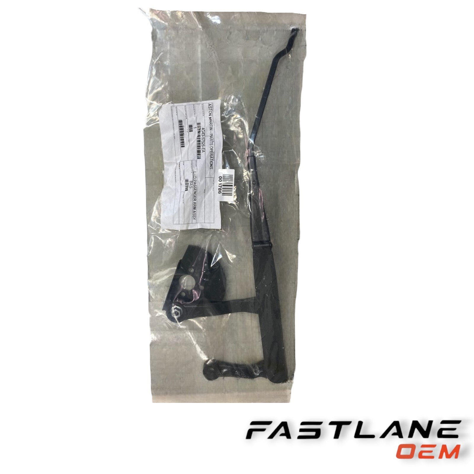 11-17 ASTON MARTIN V8 VANTAGE ARM ASSEMBLY-W/WIPER RH NEW OEM 4G43-17526-EA