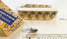 9 NOS/NIB Vintage GE Miniature No. PR 6 lamp bulbs