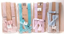4- Packages Child Size Suspenders  Bowtie Brand New