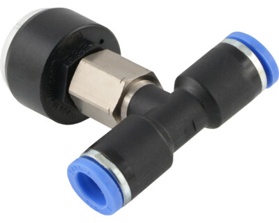 Manometro Per Il Gonfiaggio Degli Pneumatici In Metallo Con Connettore Rapido Aircraft - Foto 7