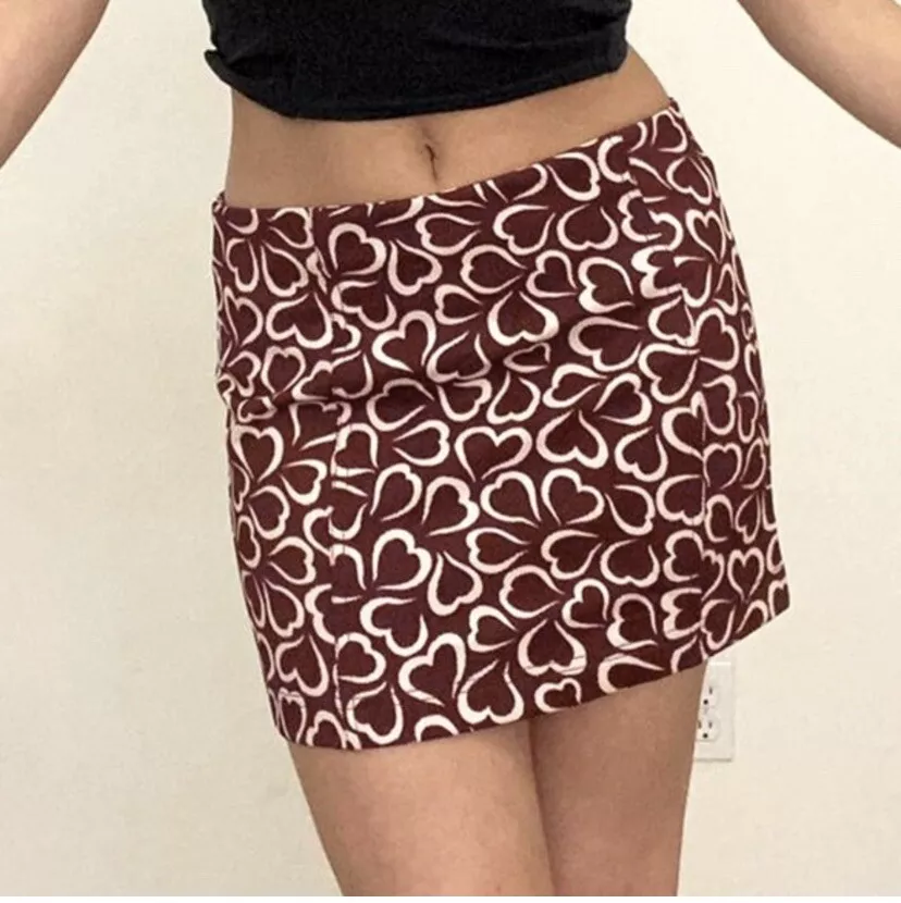 Urban outfitters top red skirt
