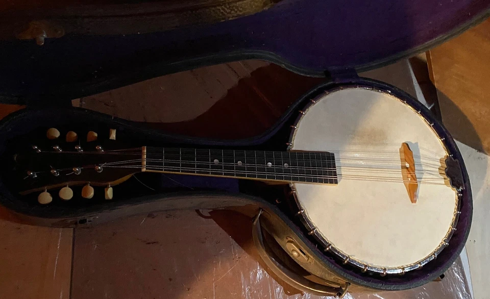 Whyte Laydie Banjo 8 String Hard Case Style L Fairbanks Vega 46575 - Image 2 of 4