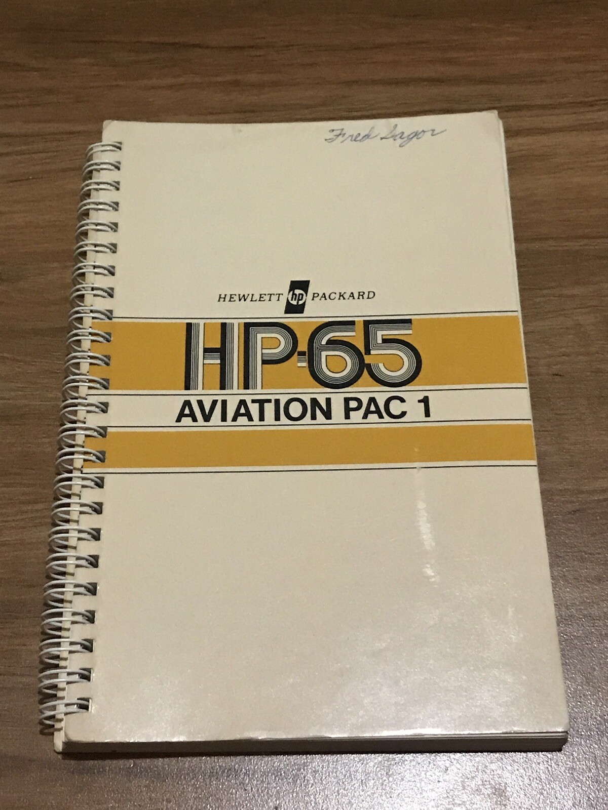 Hp65 Pac 1974 HP-65 Aviation Pac-1 Hewlett Packard Rare Calculator Manual | eBay