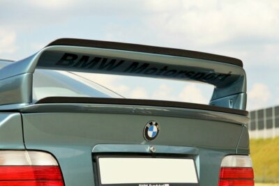 Upper Spoiler Wing Extension Maxton Design Gloss Black Abs For Bmw M3 E36 Gts