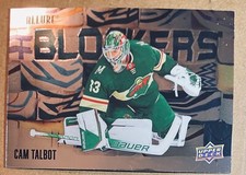 2022-23 Upper Deck Allure Hockey Blockers Cam Talbot #BL-32 Minnesota Wild