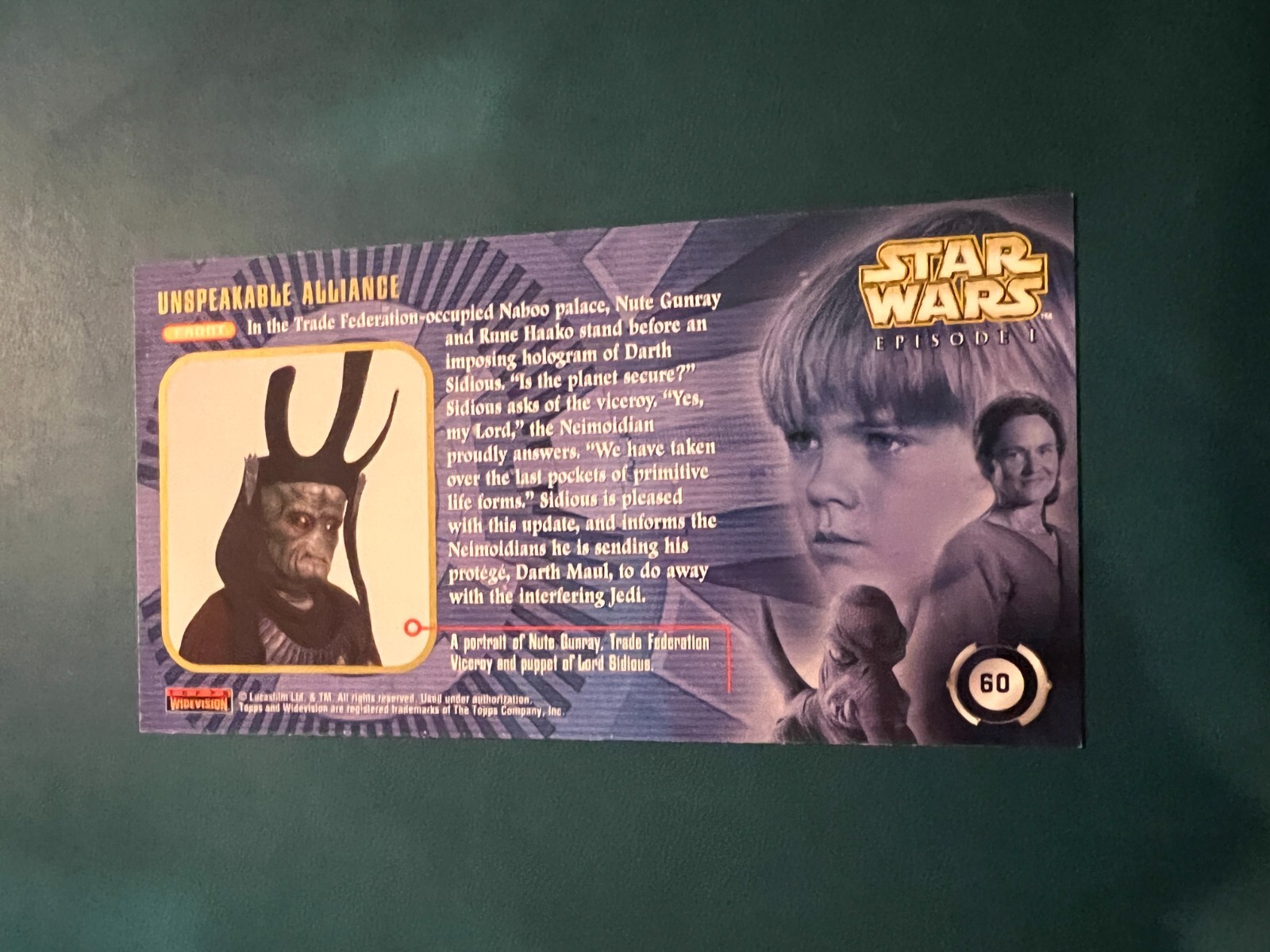 1999 Topps Star Wars Episode I SERIES 1-2 Widevision Complete Your Set U Pick - Picture 132 of 331
