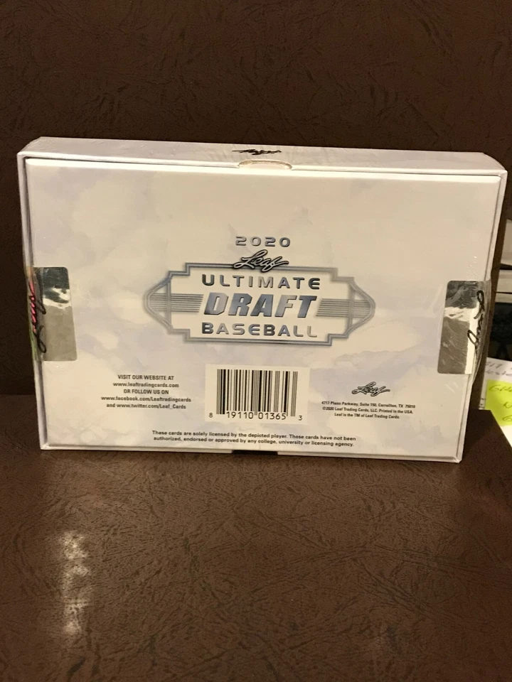 2020 Leaf Ultimate Draft MLB 6 Autographs Cards Per Box - Image 2 of 3