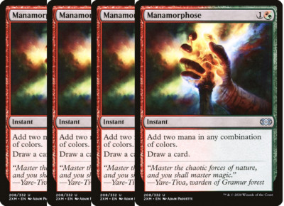 MtG - Set 4x FOIL Manamorphose - 2XM-EN