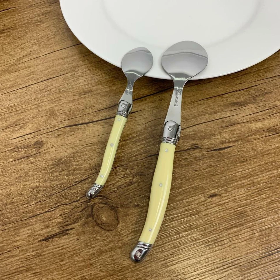 Chateau Laguiole Cutlery Set & Steak Knife Stainless Steel Dinner Ivory 30pc Set - Image 3 of 4