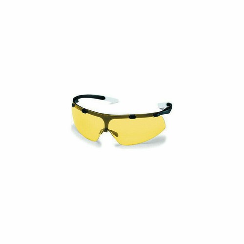 Amber Safety Glasses - 3 x Uvex 9178-385 Superfit Anti-mi ST Black/Amber Lens - 第 1/1 張圖片