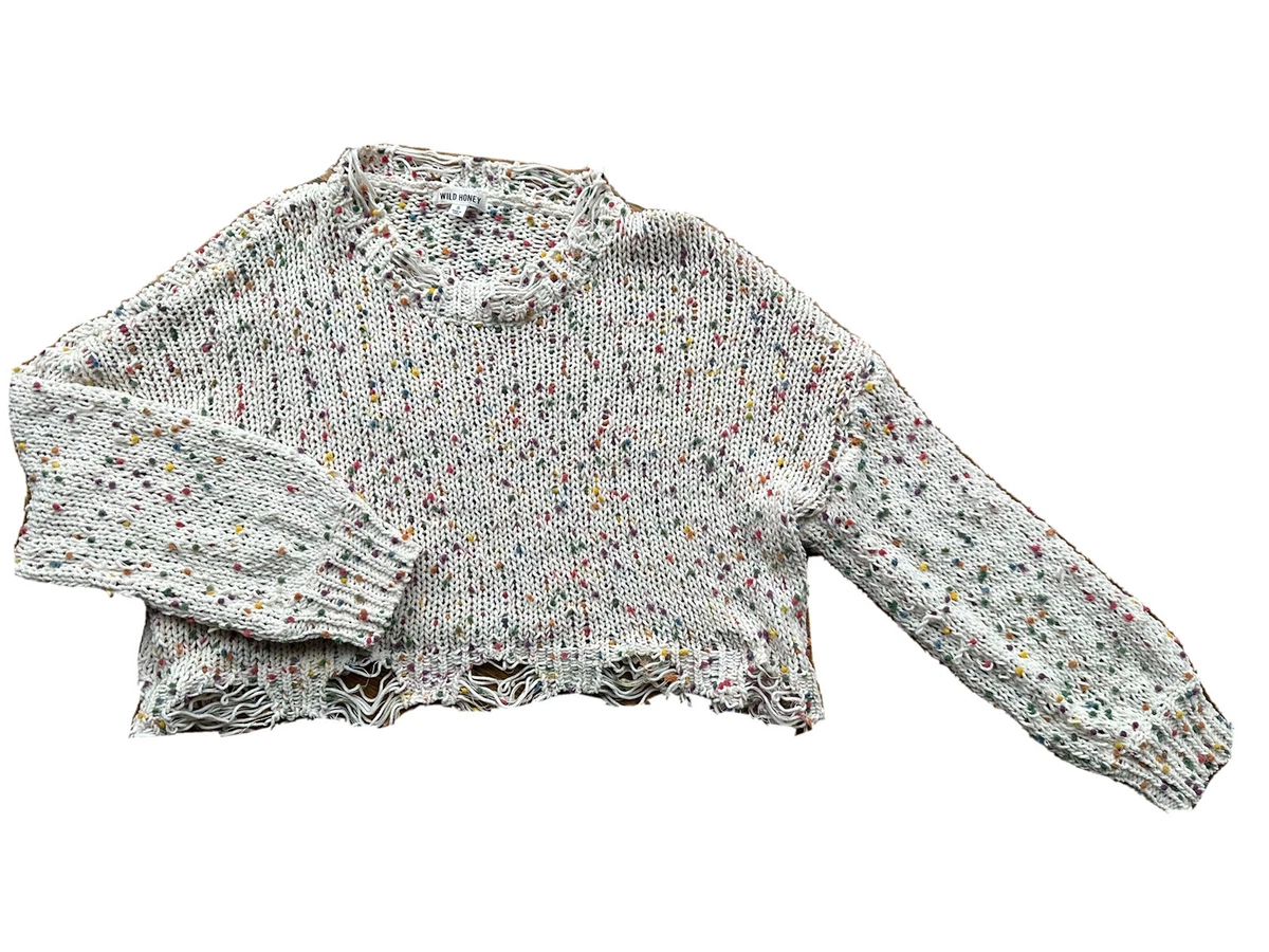 Wild honey distressed clearance sweater