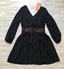 Mitto Shop, Lace Waist Dress, Women's Size Medium, Black,  Mini