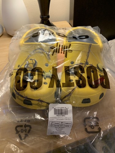 Crocs x Post Malone Dimitri Clog Barbwire Yellow Size 7, 8, 9, 10, 11 *IN HAND*