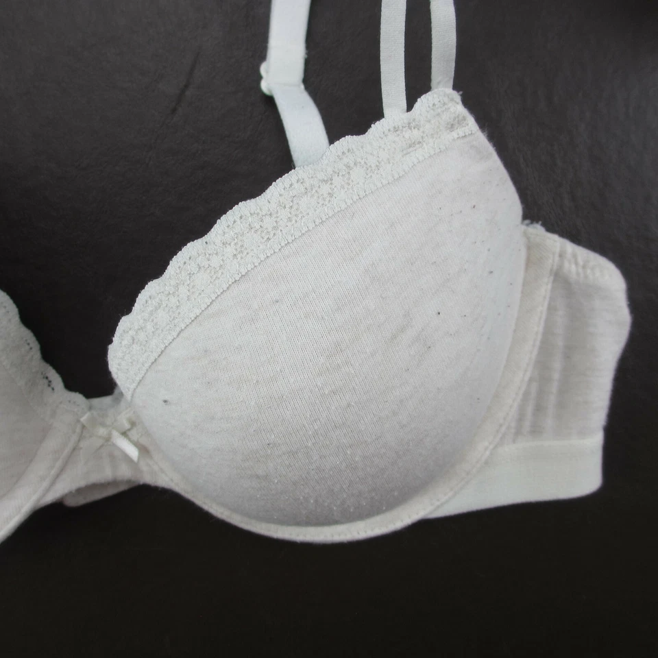 Sujetador Aerie 32C Begie acolchado con aros cierre ajustable trasero Foto 4 de 4