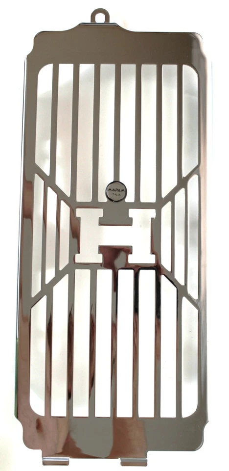 Capa de radiador Honda Shadow VT750CA ACE Deluxe cromada 1998-2003 fabricada na Itália - Imagem 3 de 4