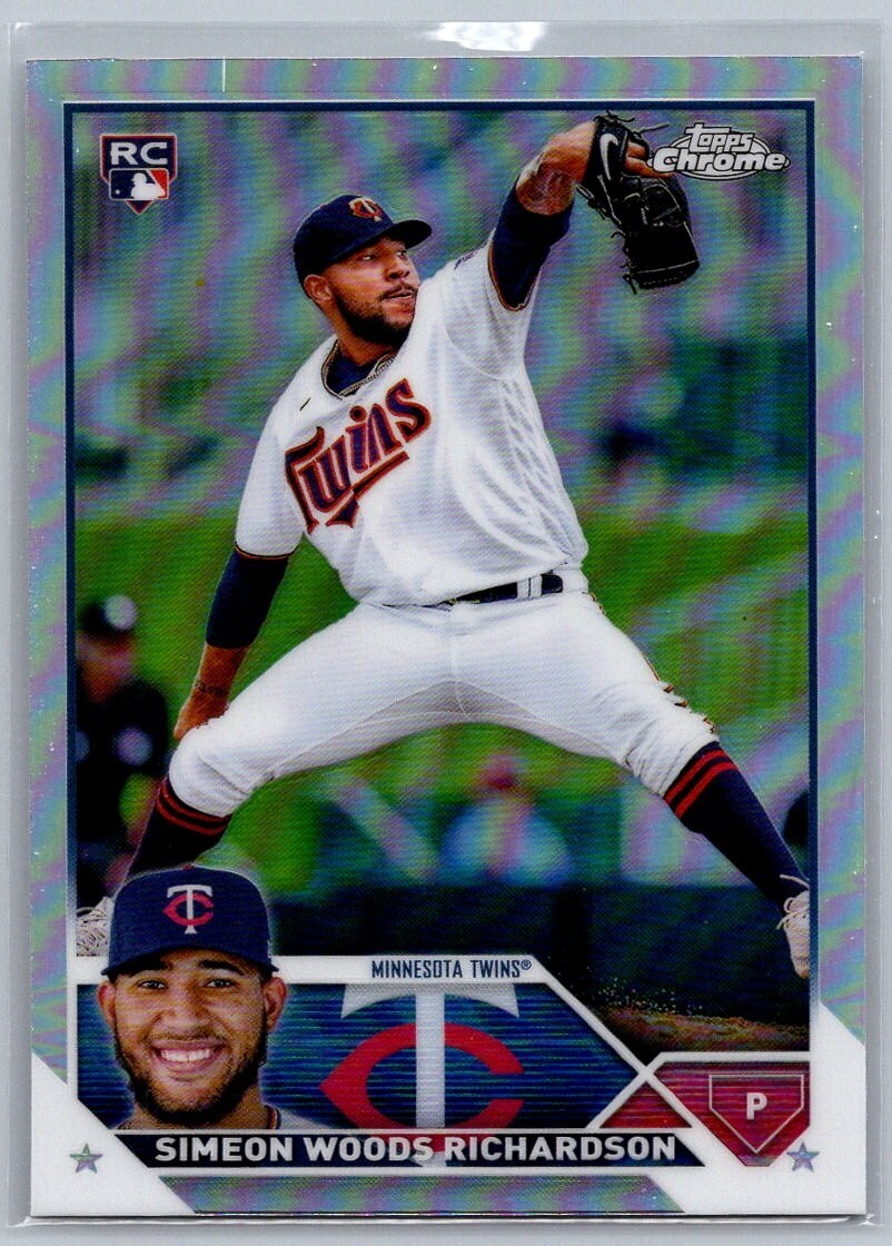 2023 Topps Chrome RC Simeon Woods Richardson #173 Refractor Near Mint Twins