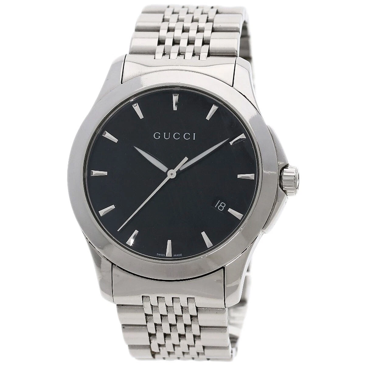 GUCCI G Timeless Orologi 126.4 Acciaio Inox Acciaio Inox Uomo
