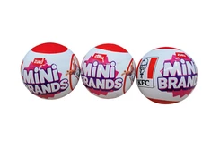 Zuru Mini Brands KFC Series #1 Mystery Capsule 2023 Lot Of 3 NEW Sealed