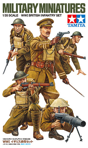 Tamiya 35339 - 1/35 WWI Figures Set British Infantry - New