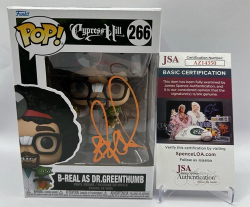 B-REAL SIGNED CYPRESS HILL DR. GREENTHUMB (266) FUNKO POP - JSA COA