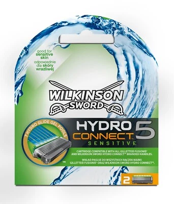 Wilkinson Sword Hydro 5 CONNECT Sensitive - Razor Blade Refills - 2 Pack