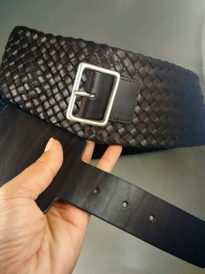 Donna Karan Leather Belt DKNY Mens DKNY, Donna Karan, Black Genuine Full Grain Leather  main image 3