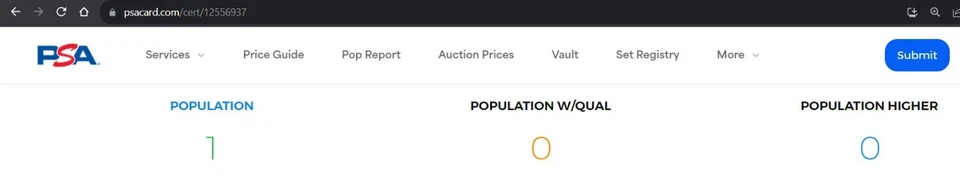 2004 UD Upper Deck Diamond Collection Pro Sigs #72 Preston Wilson PSA 10 POP 1 - Image 3 of 4