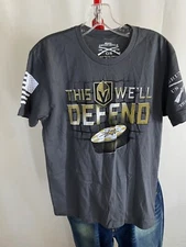 Grunt style Vegas Golden Knights Hockey Defend TEE T SHIRT Small S 