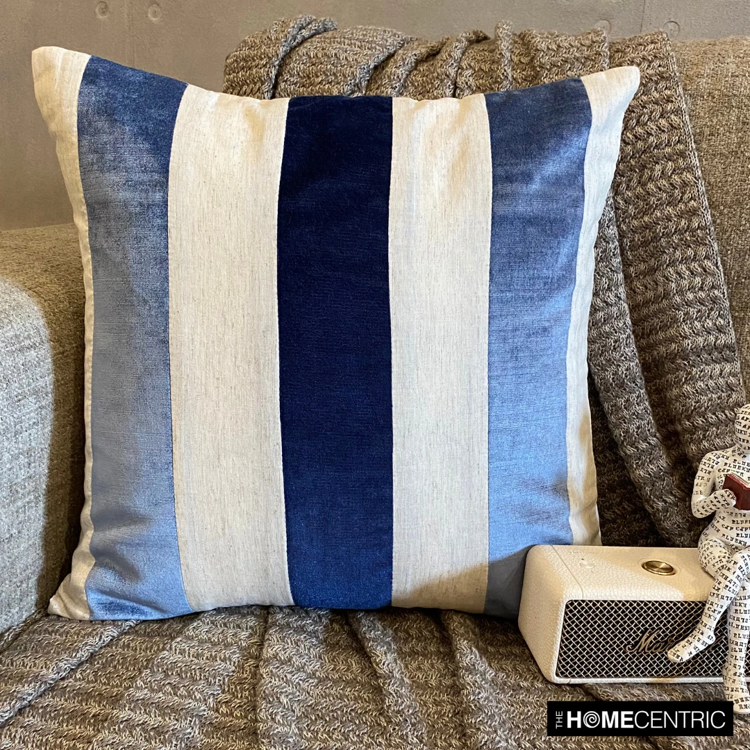 Square Sofa Cushion Case Blue 16"x16", Home Decor Velvet - Velvet Band Blue
Opens in a new window or