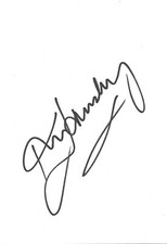 Ken Hensley "Uriah Heep" autograph signed 15x21 cm index card 