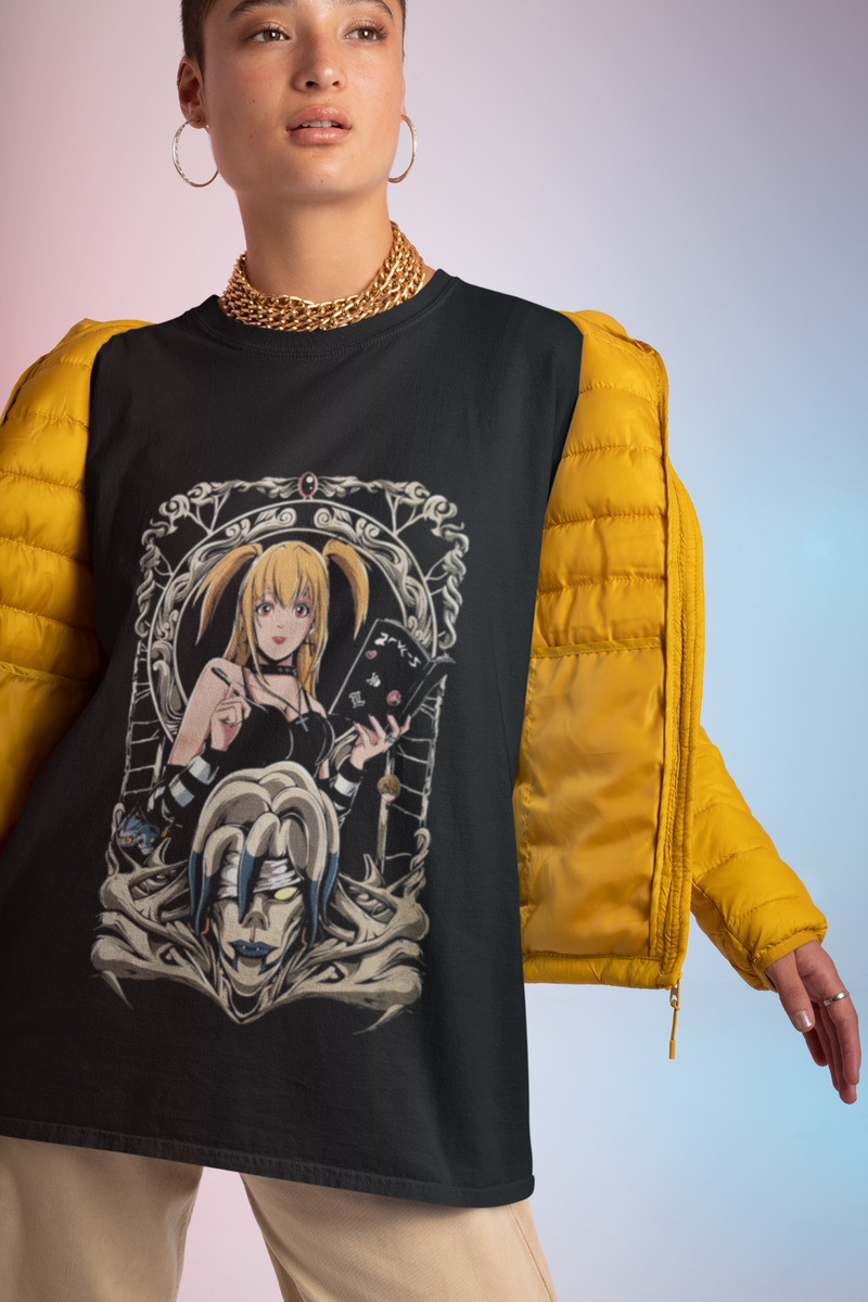 GINZI Gaze shirts punk rock DEATHNOTE レム Death Note Shirt Ryuk L Kira T-Shirt Misa Tshirt Rem Tee Anime