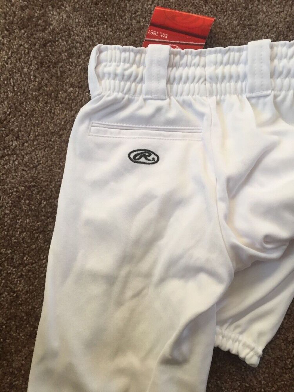 Rawlings Youth White Baseball Pants Walypub NEW eBay